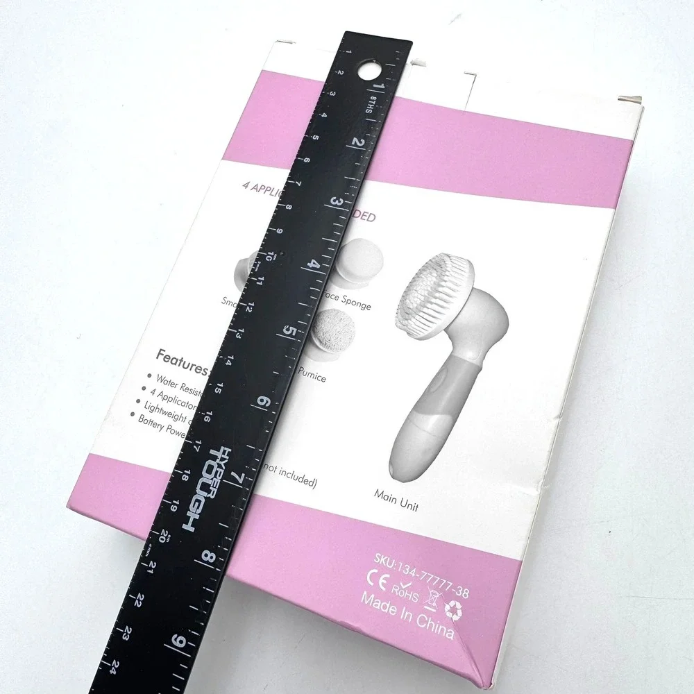 ELECHOMES NEW EB101 Waterproof Skin Cleaning System‎ Facial Brush 4 Applicators